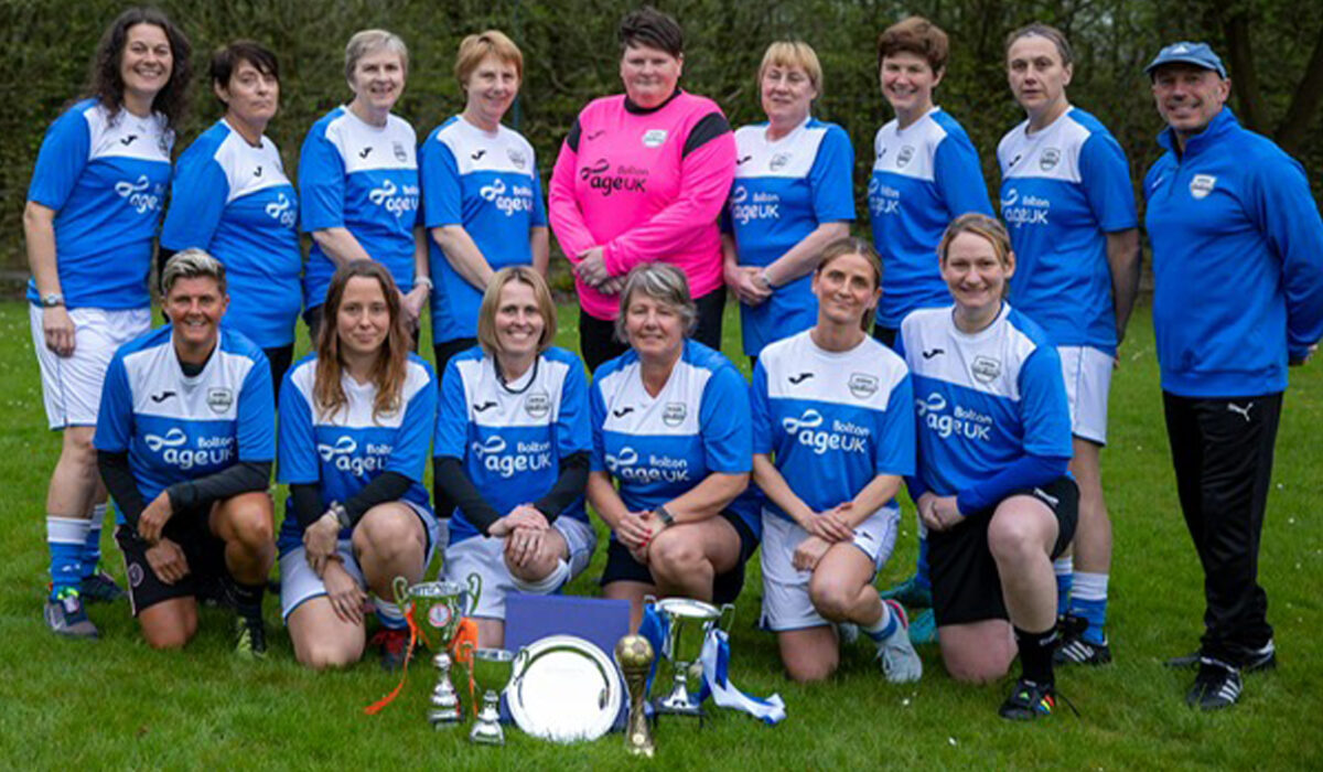 Walking football bolton arena team