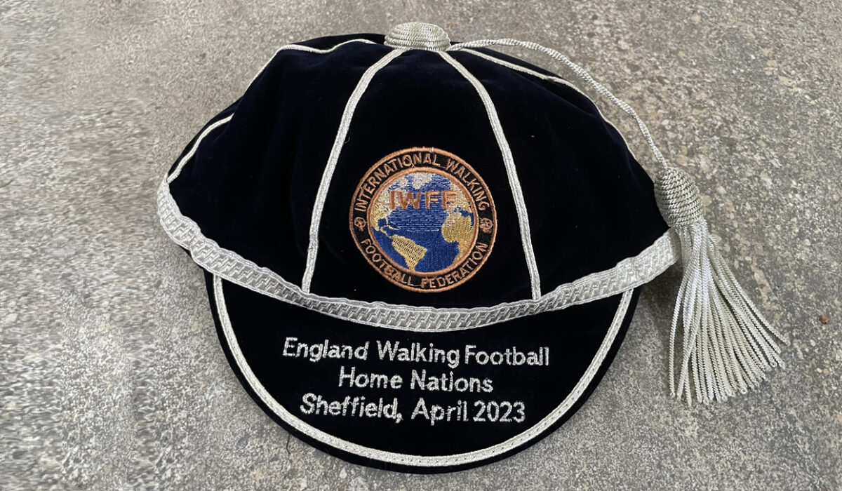 Walking football cap
